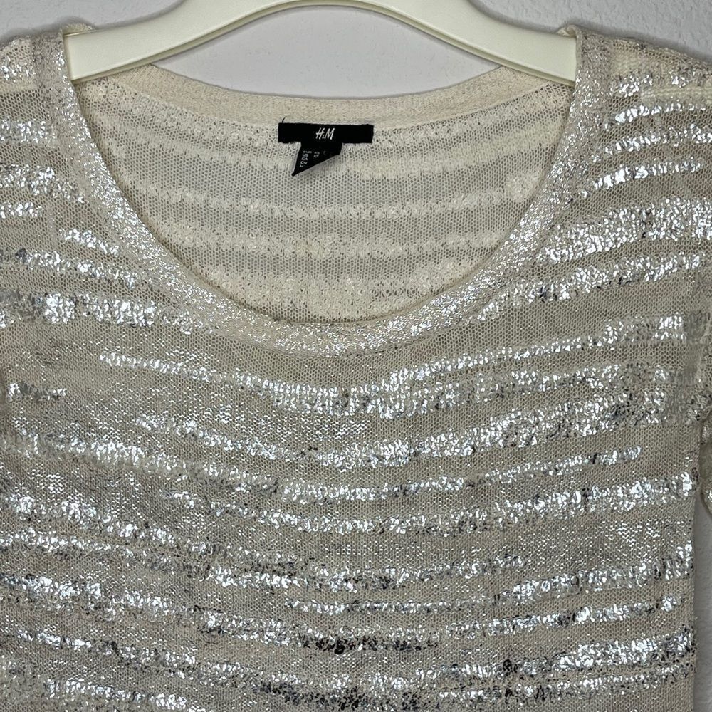 H&M Metallic Sweater - Picture 6 of 7